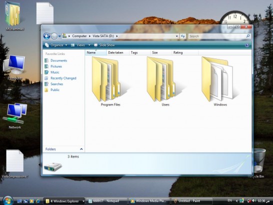 Windows XP Transparent Desktop Icons