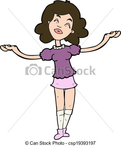 Women Praise Clip Art