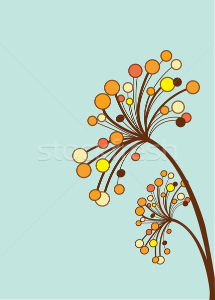 Abstract Floral Vector Design