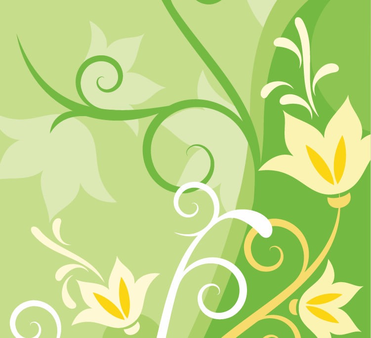 Abstract Floral Vector Design