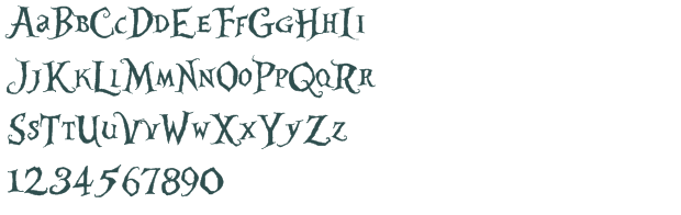 Alice in Wonderland Letter Fonts Alice in Wonderland Letter Fonts