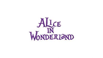 Alice in Wonderland Title Font