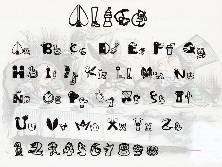 Alice Wonderland Font