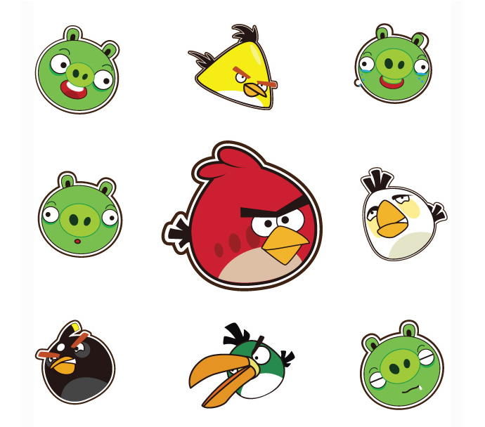 Angry Birds Vector Free Angry Birds Vector Free