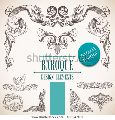Baroque Design Element Baroque Design Element