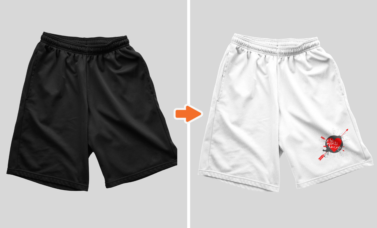 Basketball Shorts Template