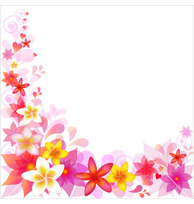 Beautiful Flowers Borders Clip Art