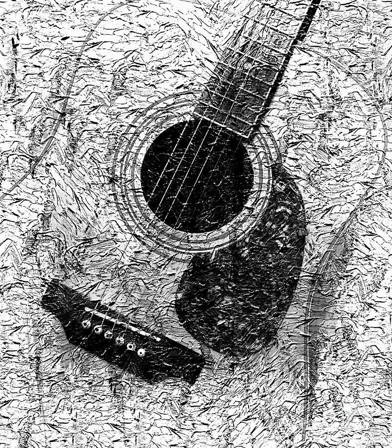 Black and White Music Graphic Art