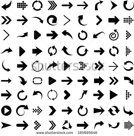 11 Black Arrow Icon Vector Images