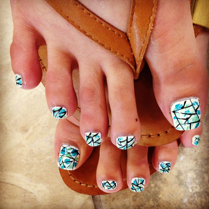 Black Toenails with Lines Black Toenails with Lines
