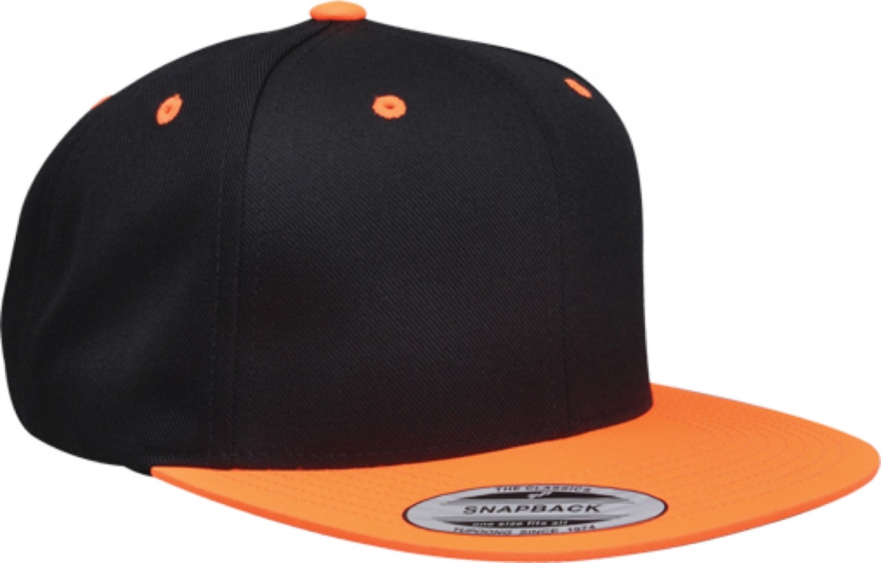 Blank Black Snapback Hat