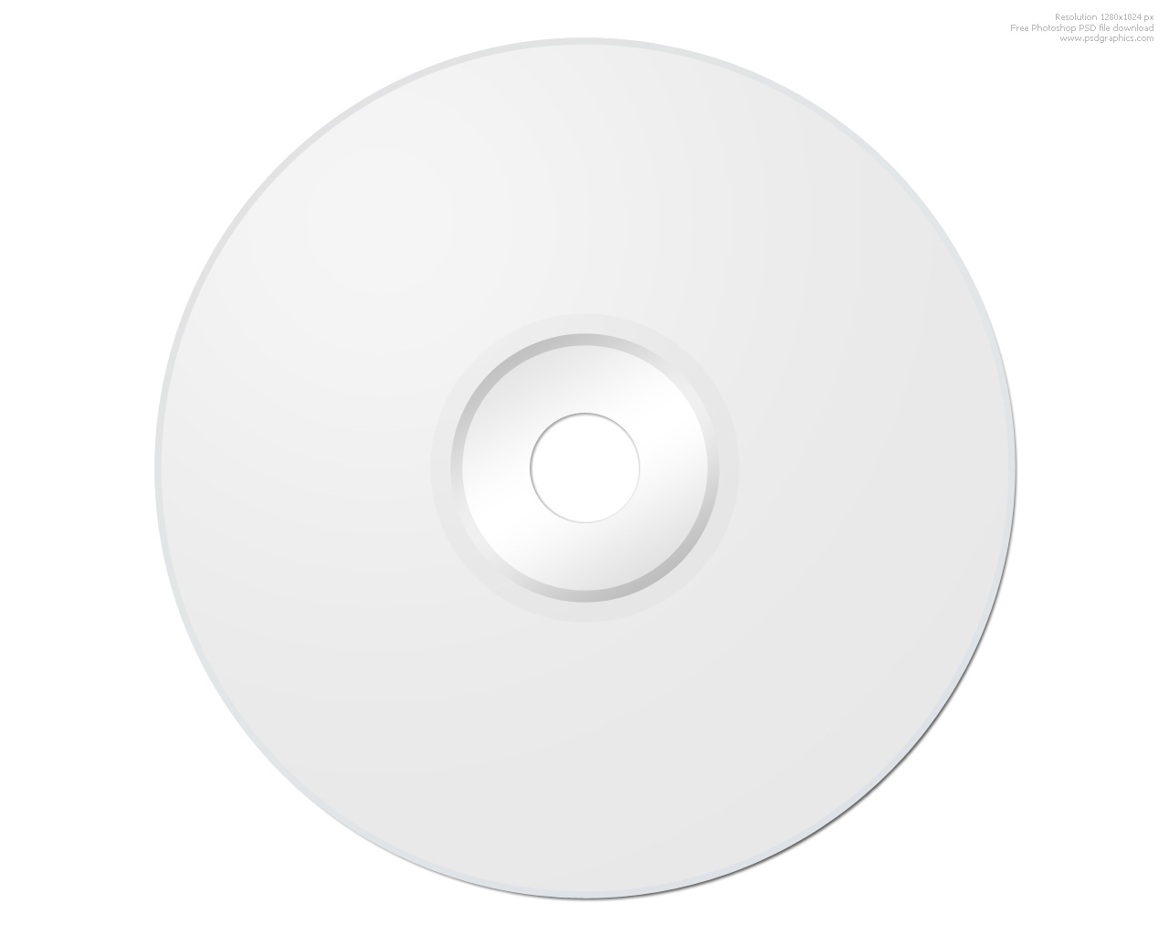 Blank CD Cover Template Photoshop