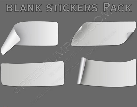 Blank PSD Banner Templates