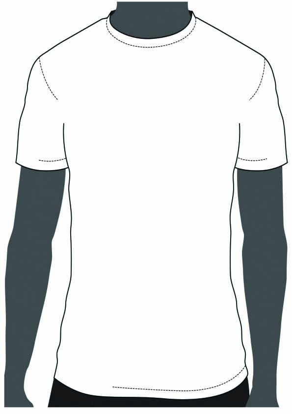 Blank T Shirt Design Template Psd