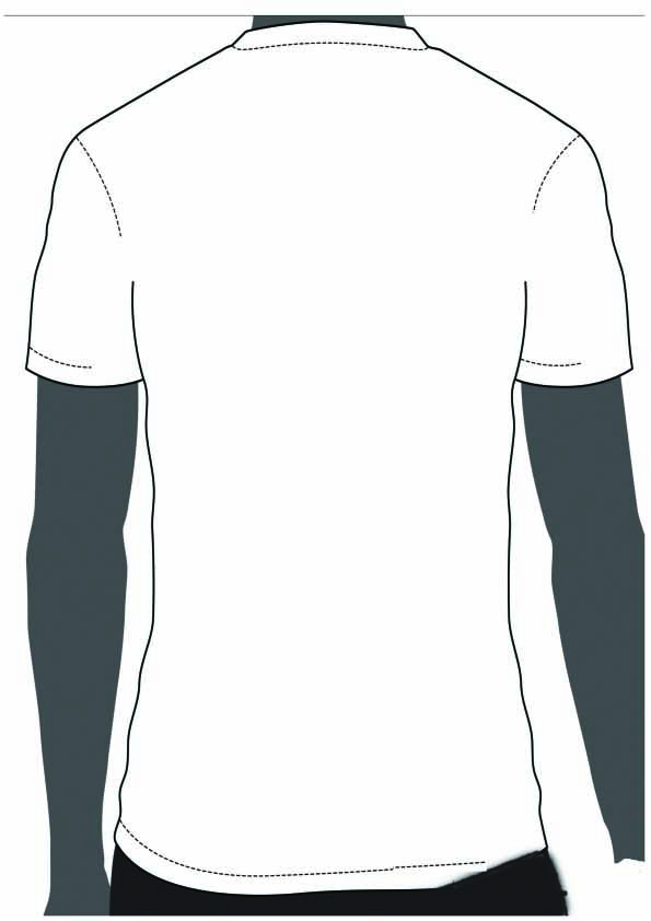 Blank T-Shirt Design Template