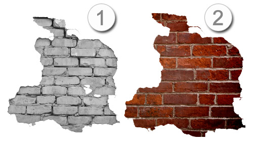 Brick Wall Decal Sticker Brick Wall Decal Sticker