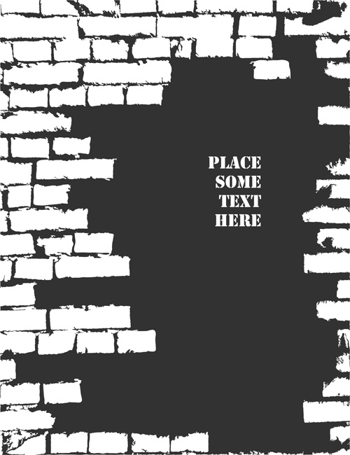 Brick Wall Vector Graphic Brick Wall Vector Graphic