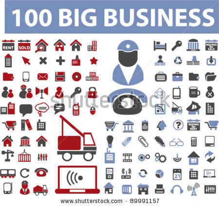 Business Icons Vector Set Business Icons Vector Set
