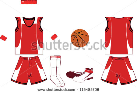 Cartoon Basketball Clothes