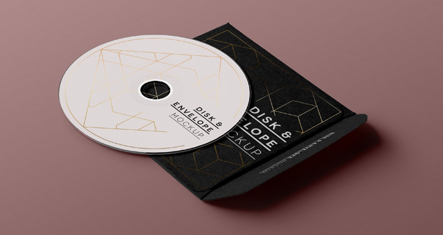 CD-Cover PSD Mockup