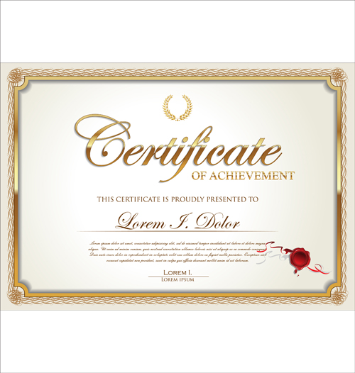 Certificate Frame Template