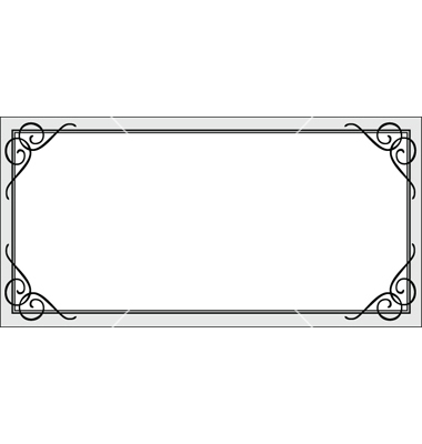 Certificate Frame Vector