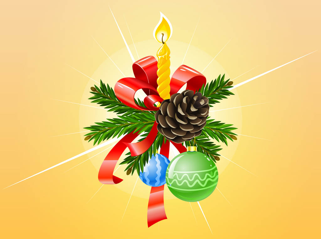 19 Free Vector Christmas Ornament Images