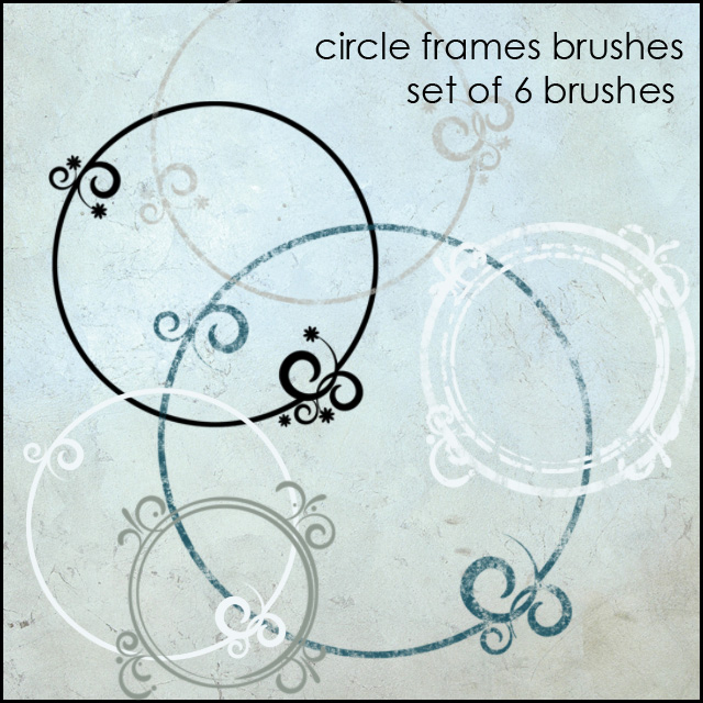 Circle Frame Brush Photoshop