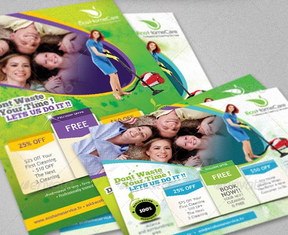 Cleaning Services Flyer Templates