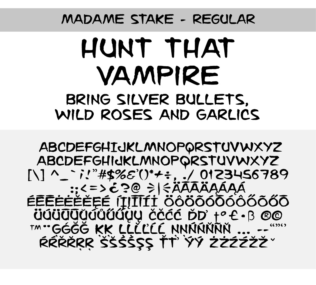 Comic Book Font Names