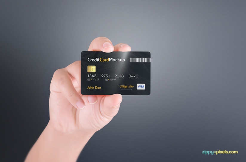 Credit Card Mockup Free