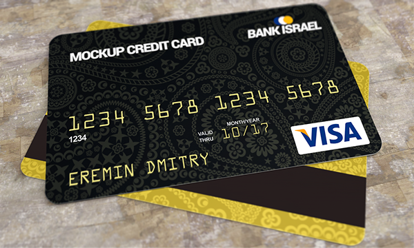 Credit Card Mockup PSD Credit Card Mockup PSD