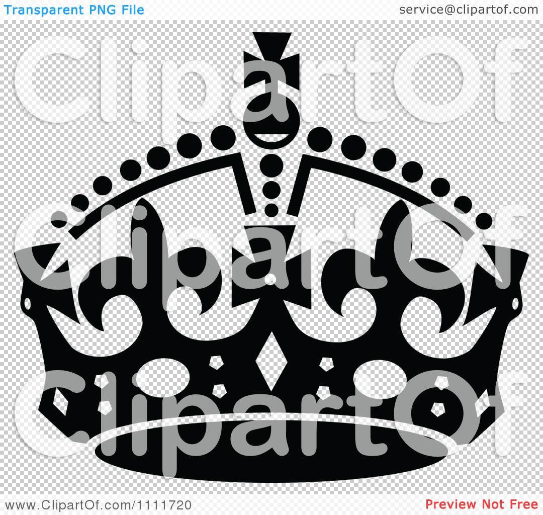 Crown Clip Art Black and White