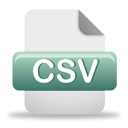 CSV File Icon CSV File Icon