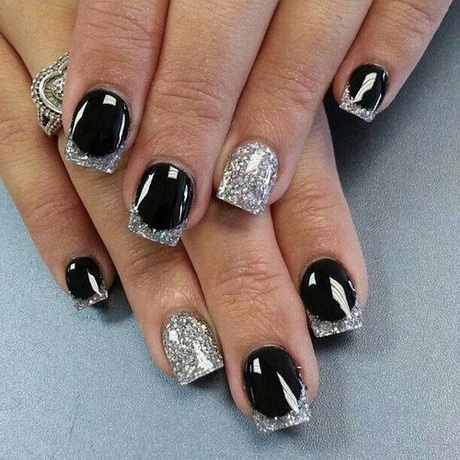 Cute Black and Silver Nail Designs Cute Black and Silver Nail Designs