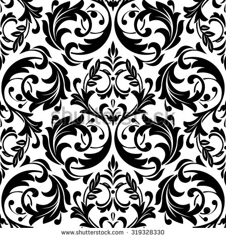 Damask Seamless Floral Pattern