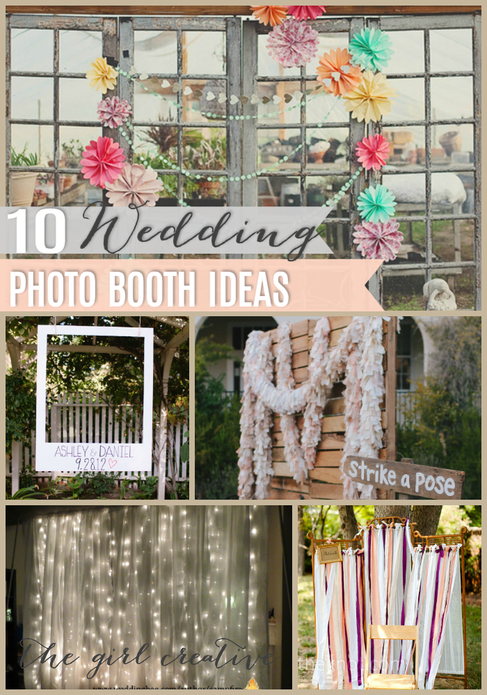 DIY Wedding Photo Booth Backdrop Ideas
