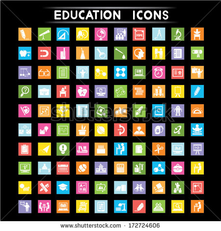 Education Subject Icons Education Subject Icons
