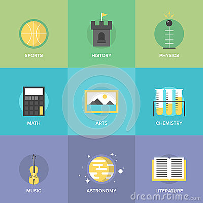 Education Subject Icons