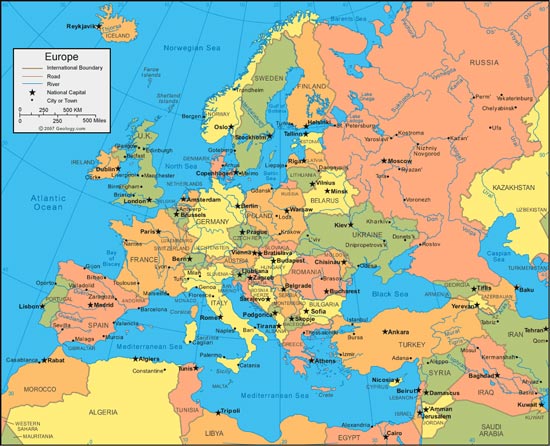 Europe Map Europe Map