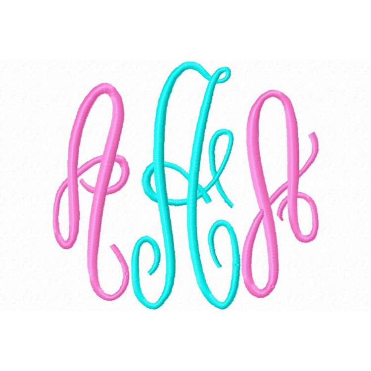 Fancy Swirl Monogram Embroidery Font Fancy Swirl Monogram Embroidery Font