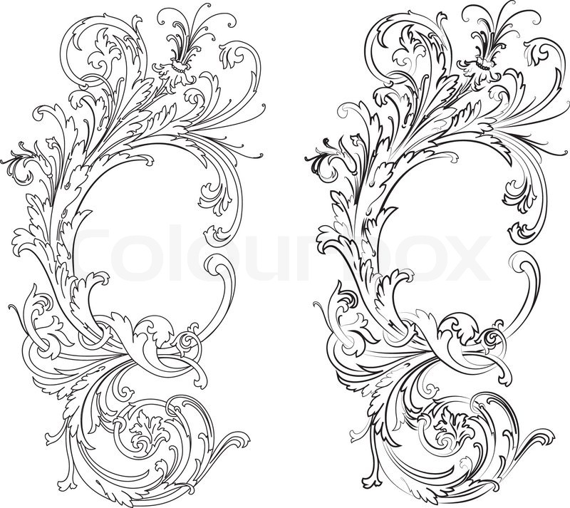 Filigree Frame Tattoo Designs