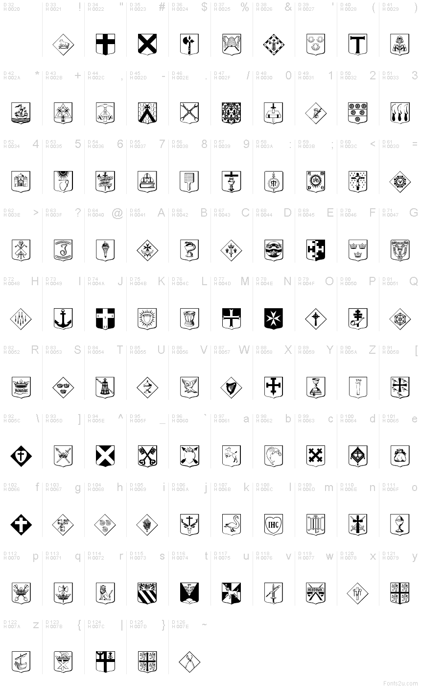 Fonts for Religious Icons