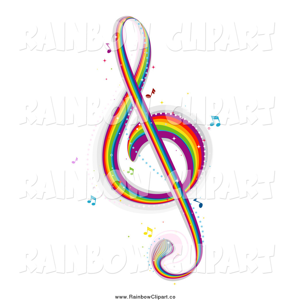 Free Colorful Music Notes Clip Art