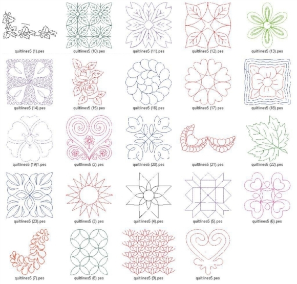 Free Machine Embroidery Quilting Designs