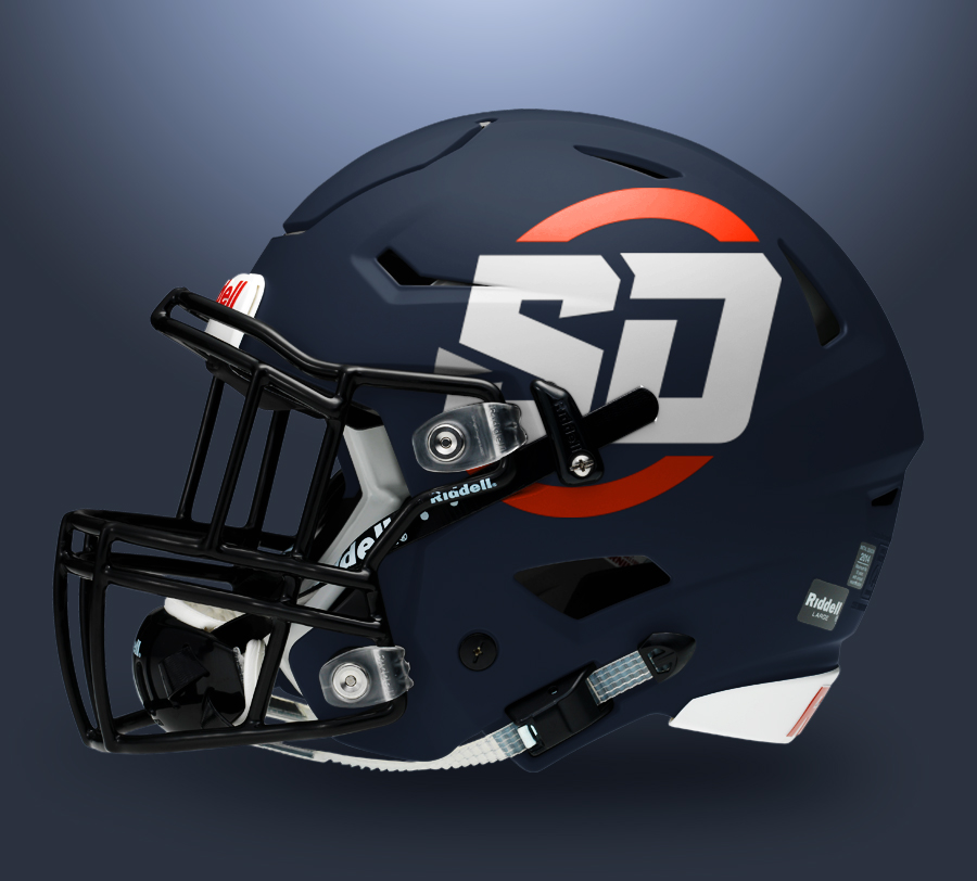 Football Helmet Design Template