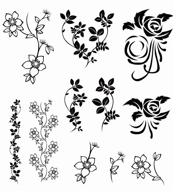 Free Vector Floral Clip Art