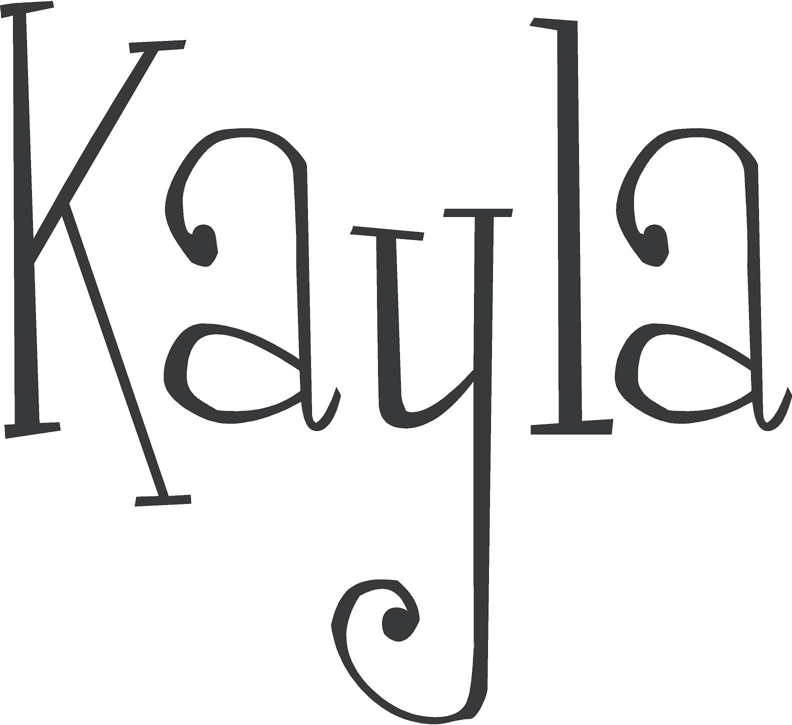 Girl Name Font Designs