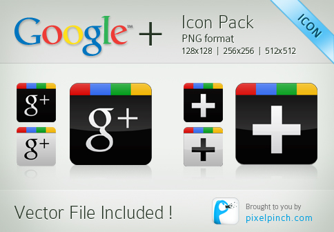 Google Plus Icon Vector