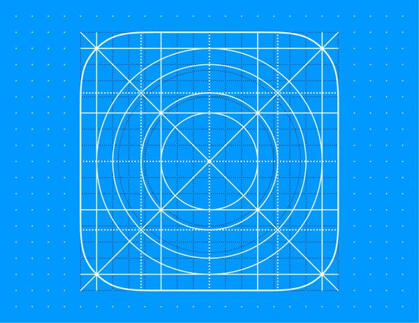 Grid Icon Template iOS 8 Grid Icon Template iOS 8